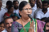Rapists must be punished as in Saudi Arabia : Shakuntala Shetty at  Congress protest event